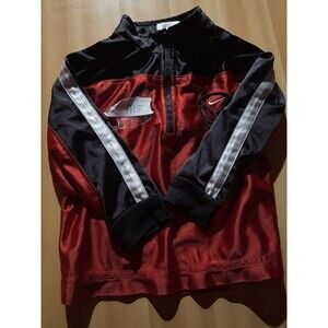 Nike Kids Sweater 2 Red Black Quarter Zip Activewear Athletic Pullover